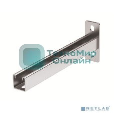 Консоль одиночная, 41х41 мм, осн.200, нержавеющая