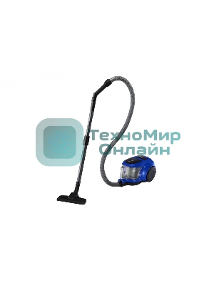 Пылесос Samsung VCC4520S36 синий/черный, 350/1600 Вт, уборка сухая, пылесборник контейнер 1.3 л