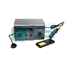 Многофункциональная цифровая паяльная станция Rexant с мультиметром и ЖК дисплеем , 220 В/48 Вт