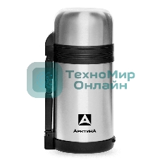Термос Арктика, 201-1000, универсальная пробка, 1 л, с ручкой + чашка, холод/тепло 20 ч