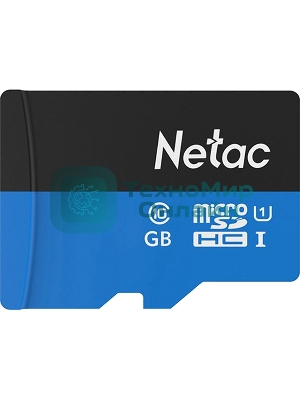 Флеш карта microSDHC 8Gb Netac P500 NT02P500STN-008G-S (без SD адаптера) 80Mb/s