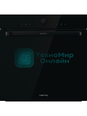 Духовой шкаф электрический Gorenje BOS67371SYB черный, встраиваемый