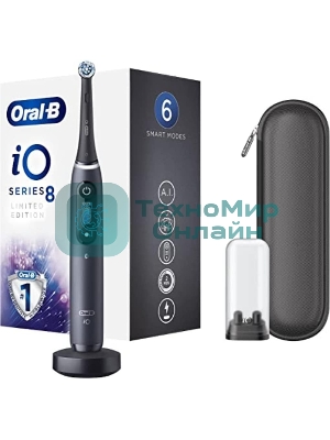 Электрическая зубная щетка Oral-B iO Series 8 Limited Edition Onyx черный
