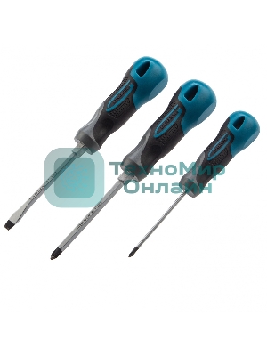 Набор отверток Gross 12167 комбинированный 3 шт, S2, трехкомпонентная рукоятка