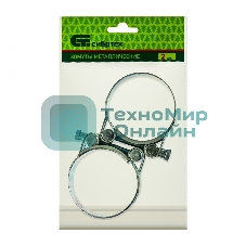 Хомуты металлические Сибртех силовые 56-59 мм, ширина 22 мм, шарнирные, W1, 2 шт.