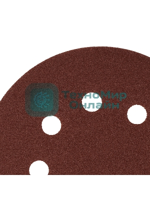 Круг абразивный Сибртех на ворсовой подложке под 