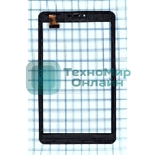 Сенсорное стекло (тачскрин) для Irbis TZ841, черное с рамкой