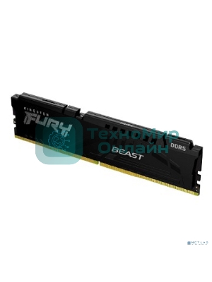 Оперативная память Kingston Fury Beast, DDR5, 32Gb (1x32 GB), 5600 MHz, CL36, DIMM, радиатор, черный