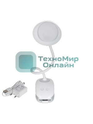 Светильник настольный СТАРТ CT93, 6Вт, 520Лм, 4100K, 1.2м, белый