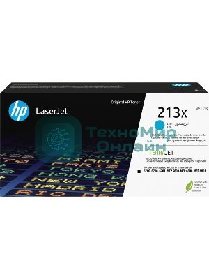 Картридж лазерный HP 213X Голубой High Yield Original LaserJet Toner Cartridge