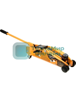 Домкрат ВИХРЬ ДМК-2,5ФК2,5т,140-390мм,сфиксатором,вкейсе, гидравлический подкатной