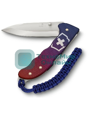 Нож перочинный Victorinox Evoke Alox (0.9415.D221) 136мм 5функц. синий/красный подар.коробка