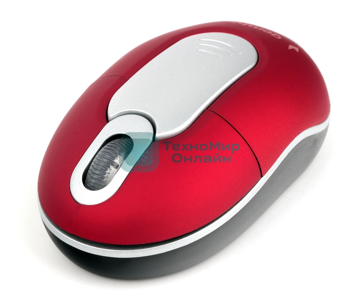 Мышь беспроводная Gembird MUSW-605 красный, 1200 dpi, радиоканал, USB, кнопки - 3