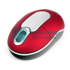 Мышь беспроводная Gembird MUSW-605 красный, 1200 dpi, радиоканал, USB, кнопки - 3