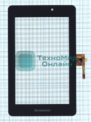 Сенсорное стекло (тачскрин) для Lenovo LePad S2007, черное