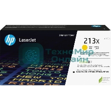 Картридж лазерный HP 213X Yellow High Yield Original LaserJet Toner Cartridge