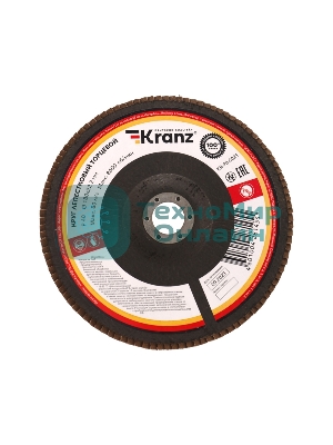 Круг лепестковый торцевой Kranz P40, 180х22,2 мм