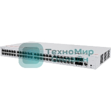 Коммутатор Huawei eKit S220-48P4S (L2, 48*10/100/1000BASE-T ports(380W PoE+), 4*GE SFP ports, built-in AC power)