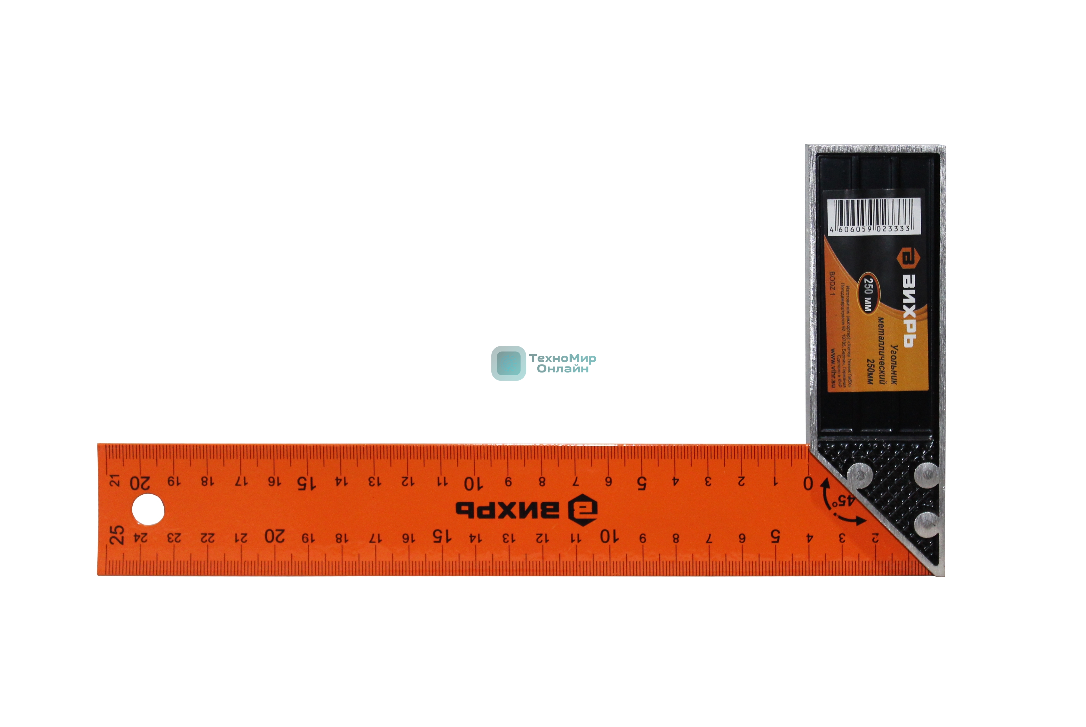 Угольник металлический 250 мм