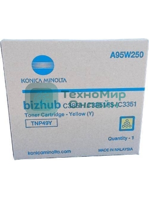 Тонер-картридж Konica-Minolta bizhub C3351/C3851 желтый TNP-49Y