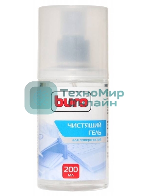 Чистящий набор (салфетки + гель) Buro BU-Gsurface (салфетка и гель) для поверхностей 200 мл
