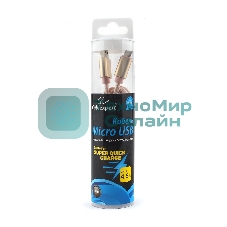 Кабель USB2.0 Cablexpert CC-U-mUSB01Gd-1.8M, AM/microB, серия Ultra, длина 1.8м, золотой, блистер
