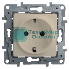Розетка 2К+З винты, сл. кость ETIKA 