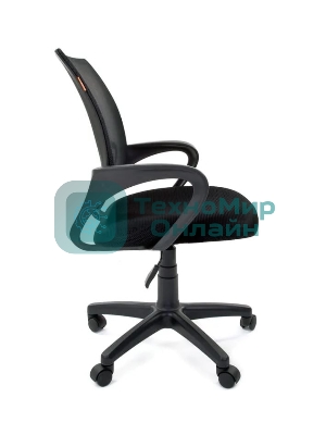 Кресло Chairman 696 TW-04 серый, ткань, 120 кг, механизм качания