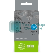 Картридж ленточный Cactus CS-M210-7507425 черный шрифт, белый фон (19.1 мм, 6.4 м) для Brady M210/M211/M210-LAB