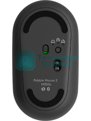 Мышь беспроводная Logitech Pebble 2 M350S графитовый, 4000 dpi, Bluetooth, кнопки - 3