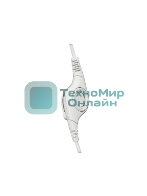 Гарнитура проводная с микрофоном Logitech H390 белый 1.9м накладные USB оголовье (981-001288)