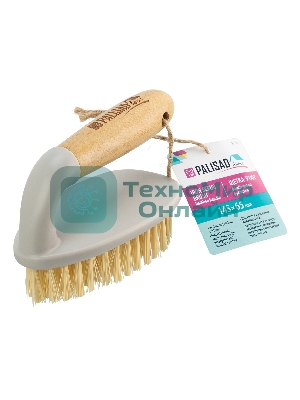 Щетка-утюг 145х65 мм, бамбуковая рукоятка, Home Palisad