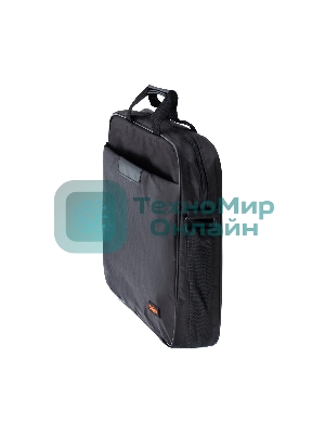 Сумка для ноутбука ExeGate EX264610RUS Office F1595 Black, черная, полиэстер, для ноутбуков до 15.6