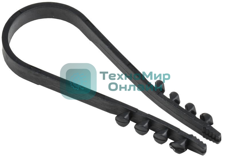 Дюбель хомут IEK UHH36-19-25-100 19-25 мм нейлон черный (100 шт) IEK