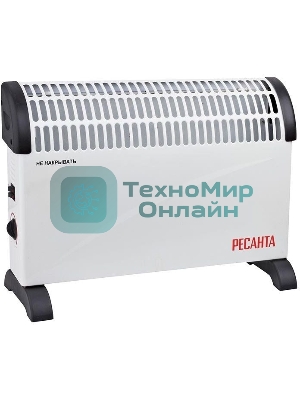 Конвектор электрический Ресанта ОК-2000С белый, 2000 Вт, 25 м2, термостат