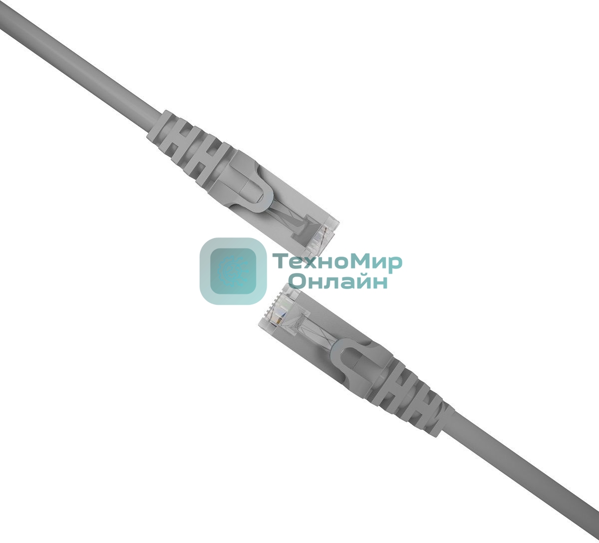 Патч-корд NTSS NTSS-PC-FTP-RJ45-5e-0.5-LSZH-GY NTSS-PC-FTP-RJ45-5E-0.5-LSZH FTP RJ-45 вил.-вилка RJ-45 cat.5e 0.5м серый LSZH (уп.:1шт) 26AWG