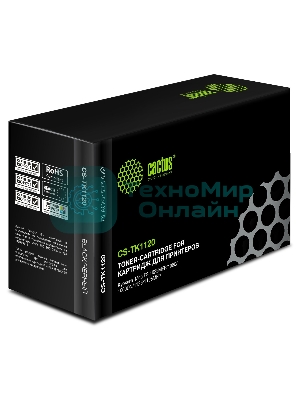 Картридж лазерный Cactus CS-TK1120BK черный (3000 стр.) для Kyocera Mita FS 1025MFP/1060/1060DN/1125/1125MFP