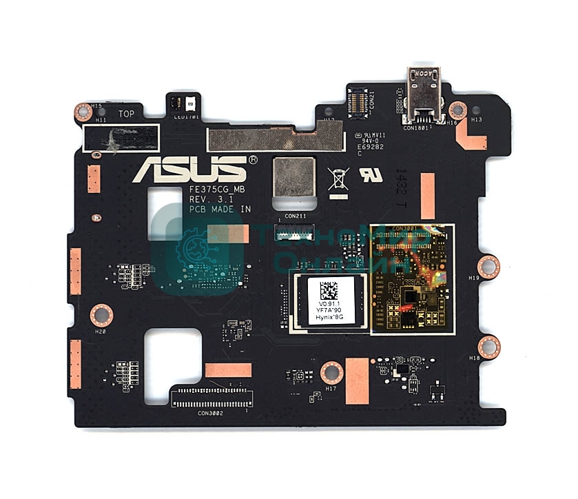 Материнская плата для Asus FE375CXG 1x8Gb 2SIM 0,3M/2m инженерная (сервисная) прошивка