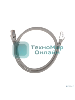 Патч-корд F/UTP Rexant cat.6, RJ45-RJ45, экранированный, 26AWG, LSZH, серый, 1 м