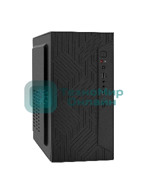 Компьютерный корпус Minitower ExeGate BAA-303-AA500 (mATX, БП AA500 с вент. 8см, 2хUSB, HD Audio, черный)