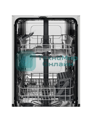 Встраиваемая посудомоечная машина Electrolux EEA12100L, серебристый, 44.6 см, 9 компл., 49 дБ, класс A+