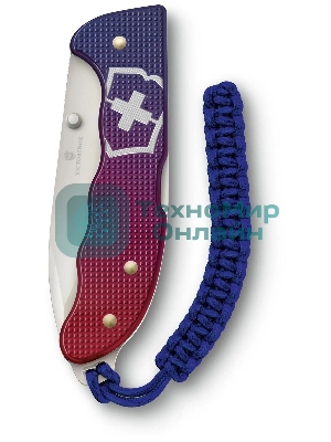 Нож перочинный Victorinox Evoke Alox (0.9415.D221) 136мм 5функц. синий/красный подар.коробка