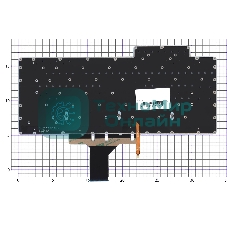 Клавиатура для ноутбука Asus Rog Flow x13 GV301QE черная с подсветкой