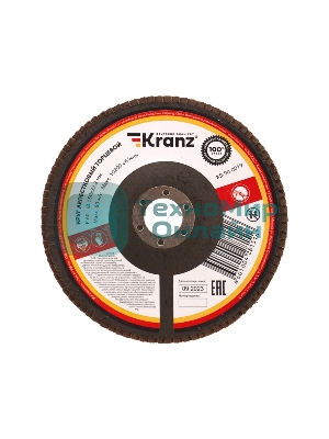 Круг лепестковый торцевой Kranz P60, 150х22,2 мм