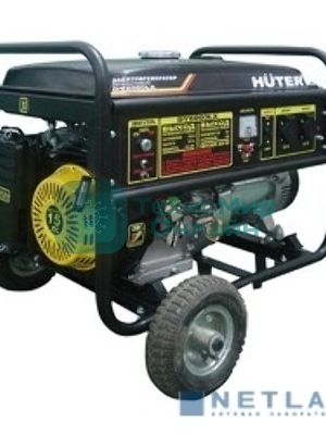 Электрогенератор бензиновый Huter DY8000LX, 7 кВт, 81 дБ, 76 кг