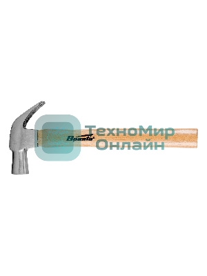 Молоток-гвоздодер Sparta 450 г боек 27 мм деревянная рукоятка