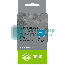 Картридж ленточный Cactus CS-M210-750595BK (M210-750-595-BK) белый шрифт, черный фон (19.1 мм, 6.4 м) для Brady M210/M211/M210-LAB