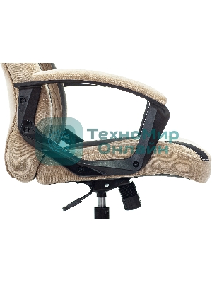 Кресло Бюрократ VIKING 6 KNIGHT BR FABRIC коричневый, ткань, 120 кг, механизм качания