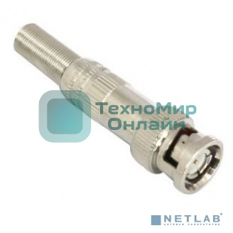 Разъем BNC штекер под винт с пружиной, металл Falcon Eye BNC-A