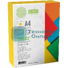 Бумага Cactus CS-CPY-A480500 A4/80г/м2/500л./желтый интенсив